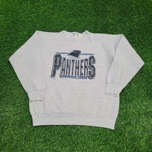 Vintage 1993 Carolina Panthers Sweatshirt Womens XL 22x24